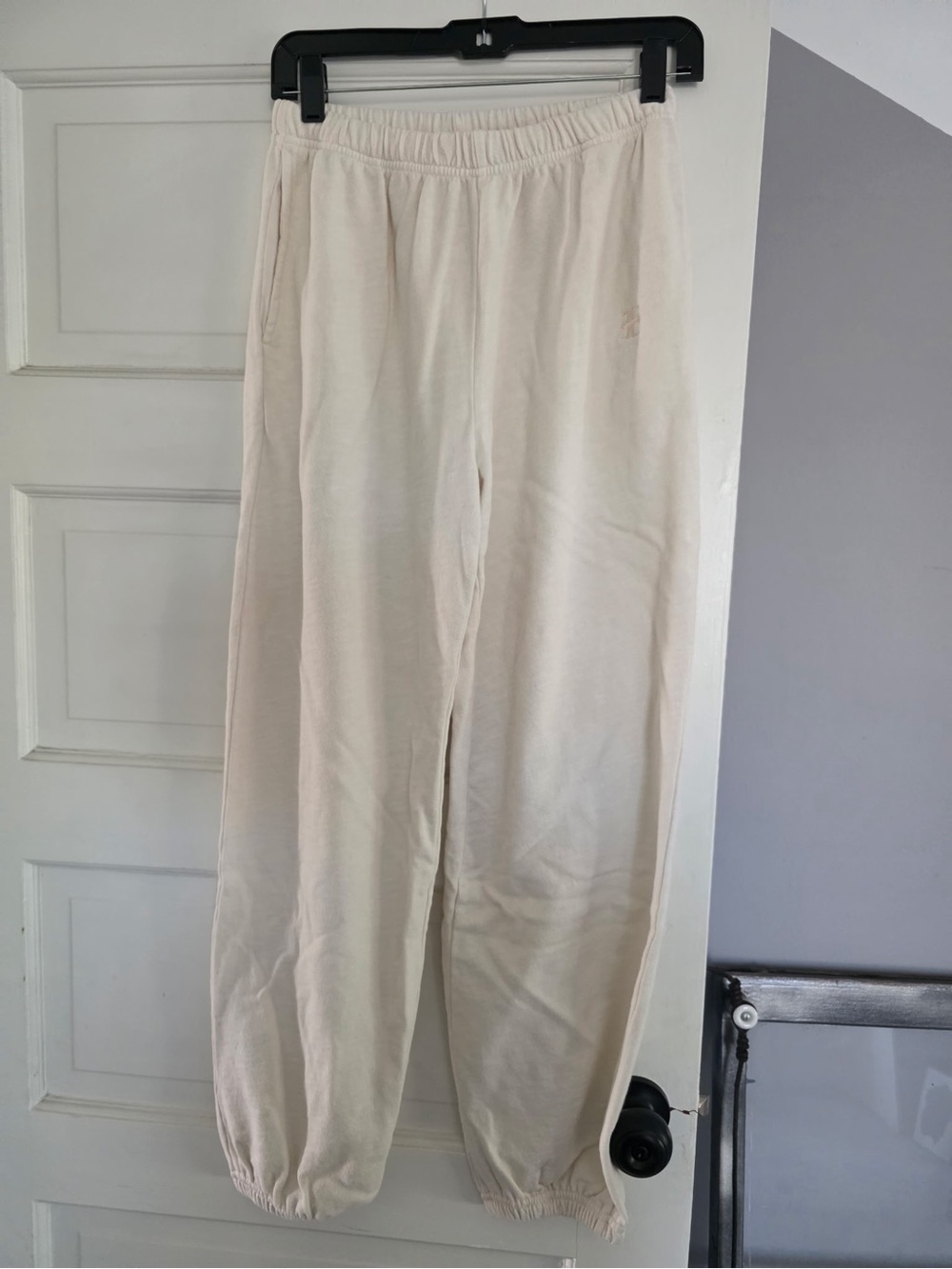 Eterne Cream Track Joggers
